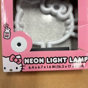 Hello Kitty Face‎ and Bow 6.5 -Inch LED Neon Mood Light new in box